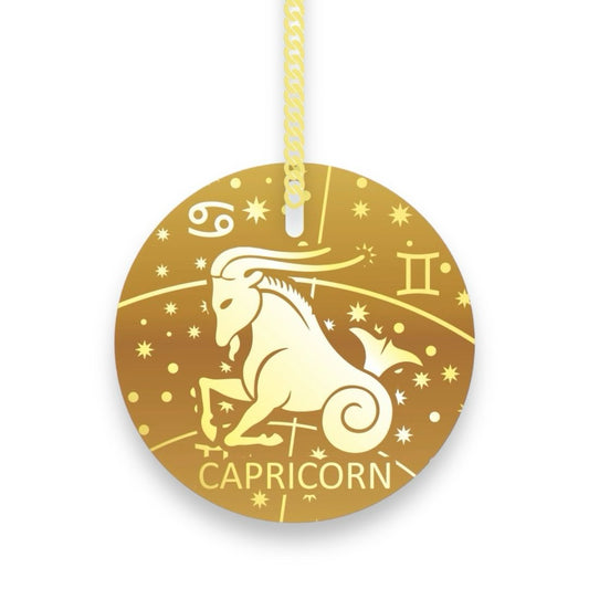 14k Capricorn Pendant
