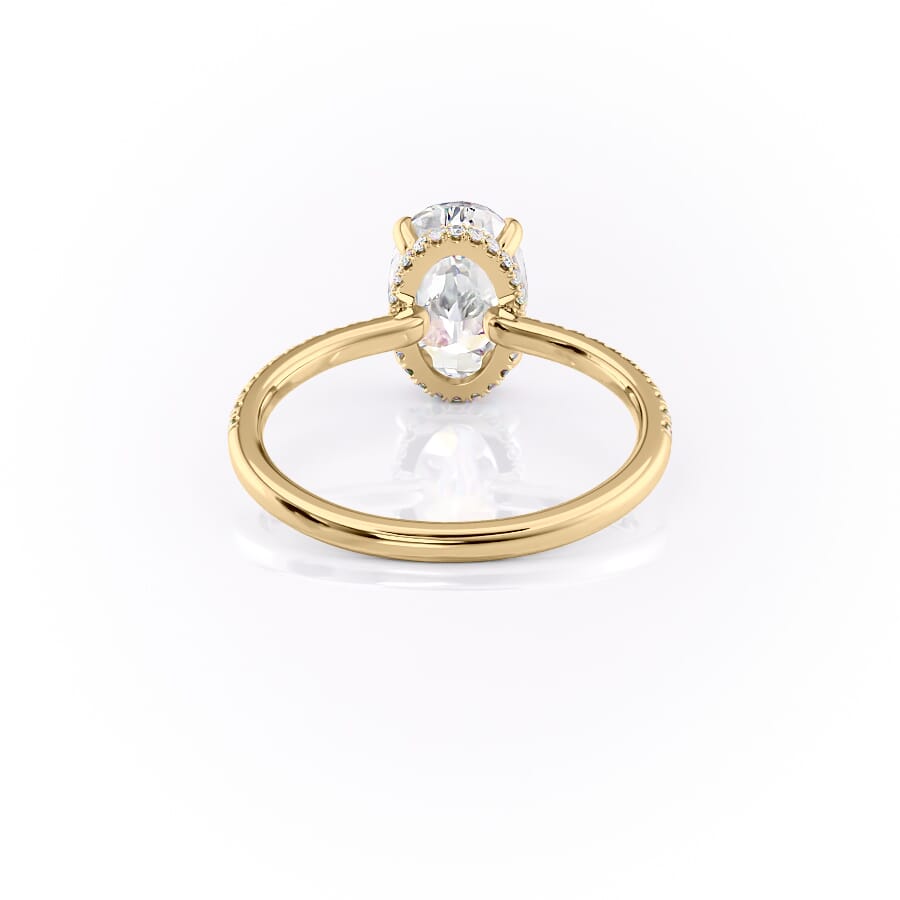 Halo & Pavé · Back view