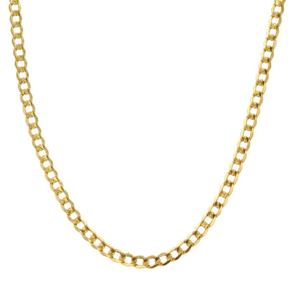 14K Yellow Gold Curve Link Chain 3.4mm x 22'' -2264556