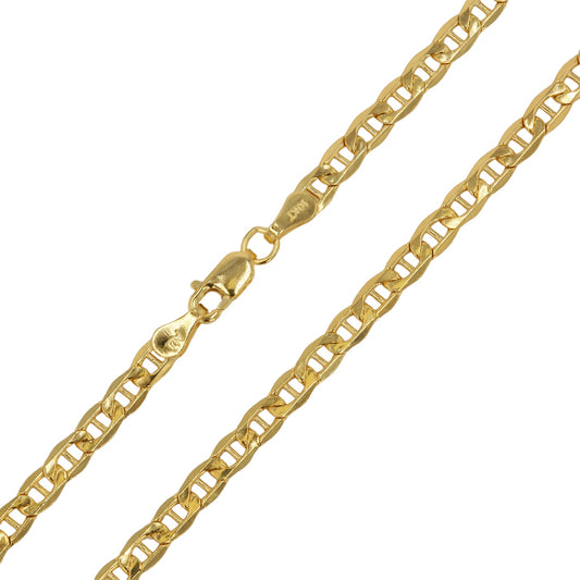10K Yellow Gold Mariner Anklet Bracelet-226757