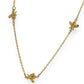 14k yellow gold bees Necklace223750