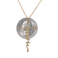 14k Yellow gold set Faith pendant
