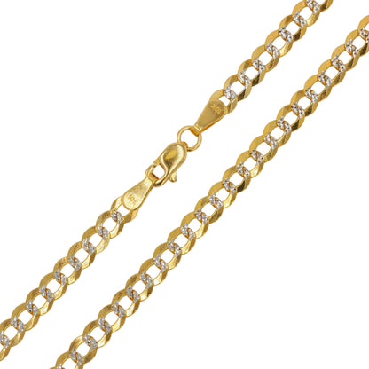 10K Yellow Gold Diamond Cut Anklet Bracelet-226754