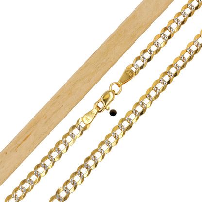 10K Yellow Gold Diamond Cut Anklet Bracelet-226754