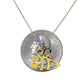 Yellow gold 10k bee necklace