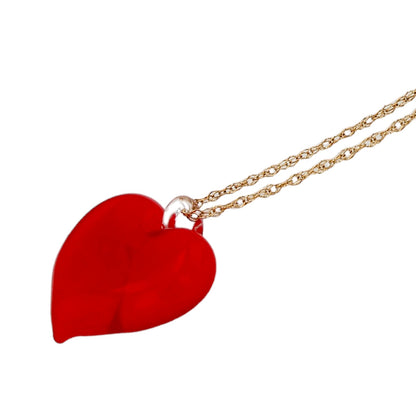 14k Cupid heart with Singapore chain-528393