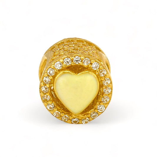 14k yellow gold hearth Astra charm-52744