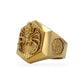 14k Yellow gold 3D Scorpion ring-223543
