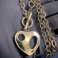 14K Yellow gold Heart Necklace