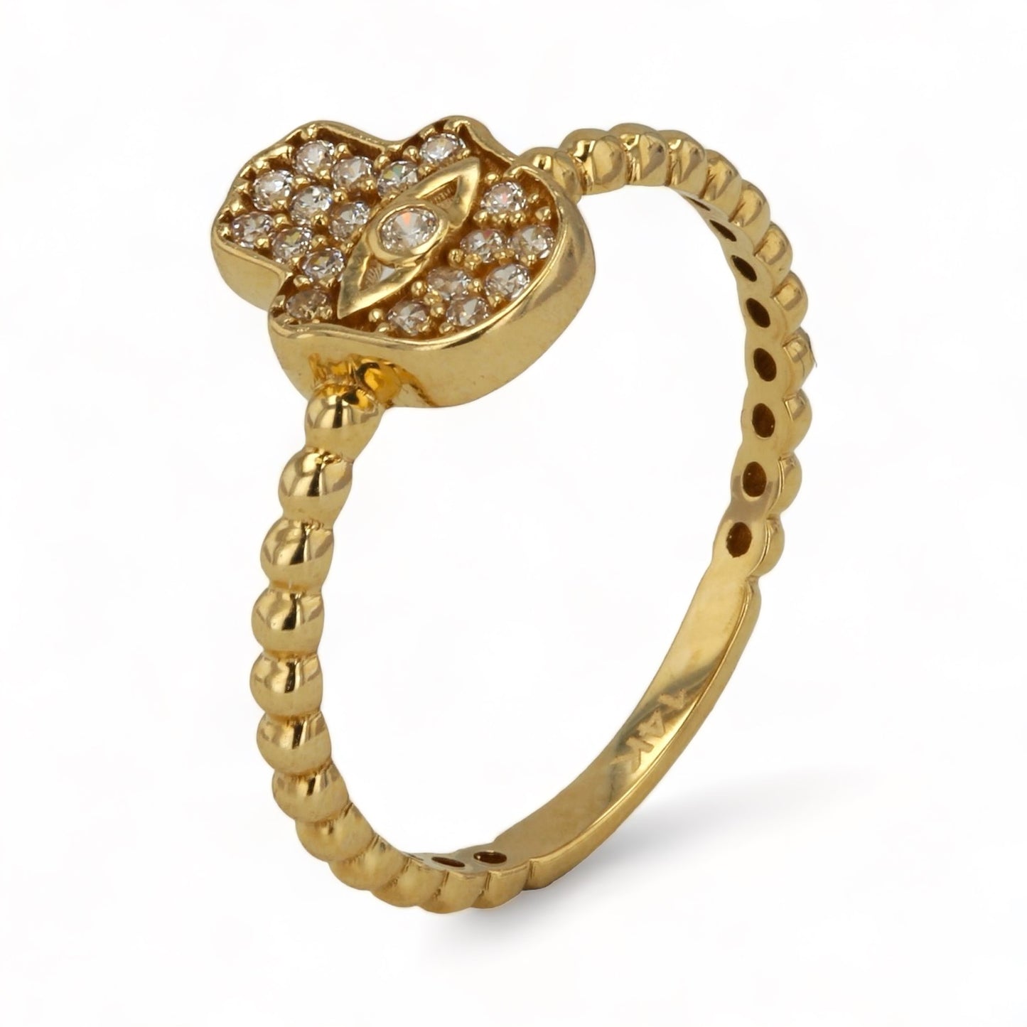 14K Yellow Gold Hansa Ring - 1029