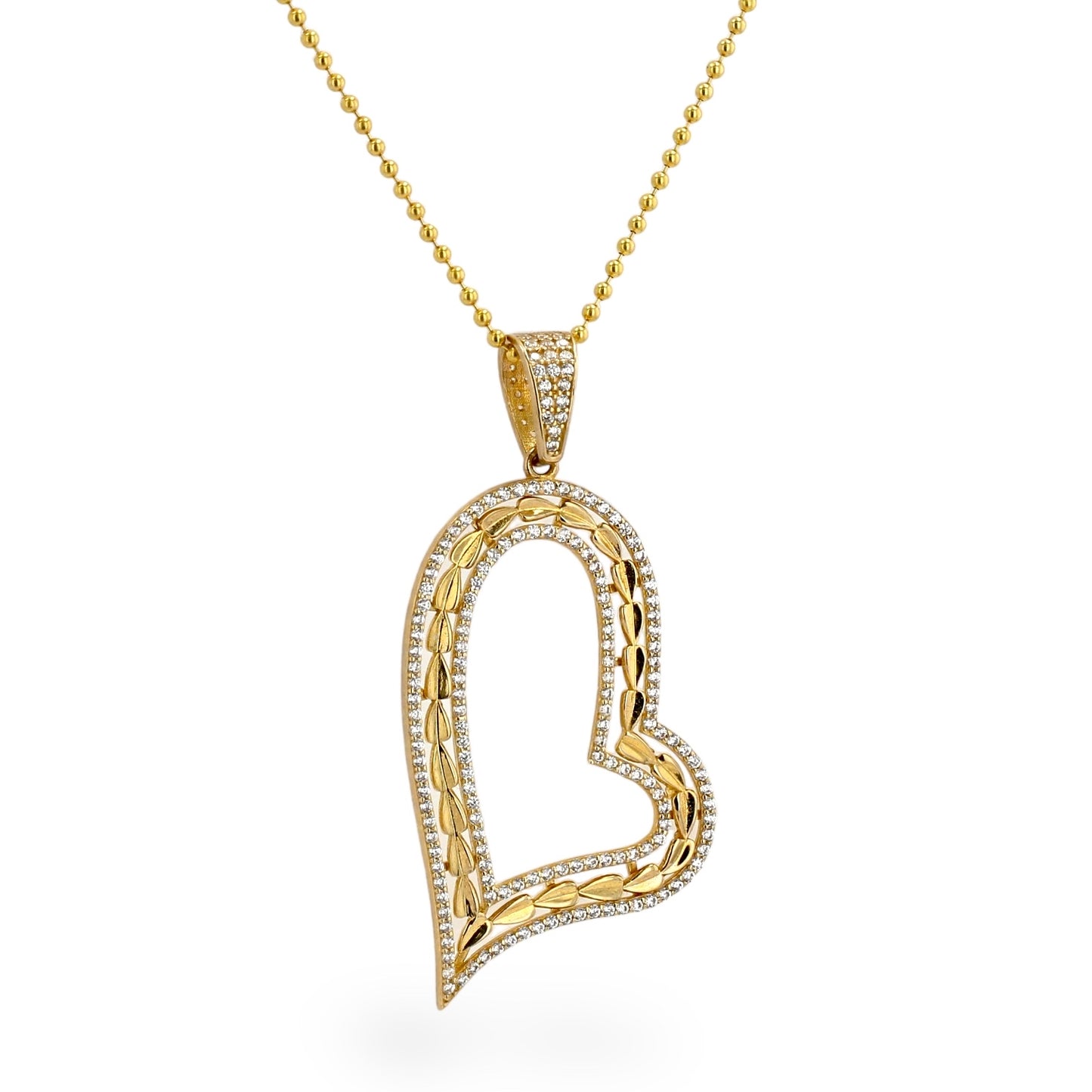 10K Yellow gold necklace-221002