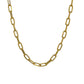 18k  Yellow gold paper clip chain-20