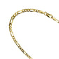 10K yellow gold Figaro Anklet