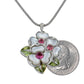 White 18k necklace luxury clover pendant 14k