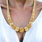 Gold 14k yellow gold Diamond cut bead necklace