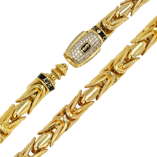 14K Yellow Gold Monaco Rey Bracelet - 1018