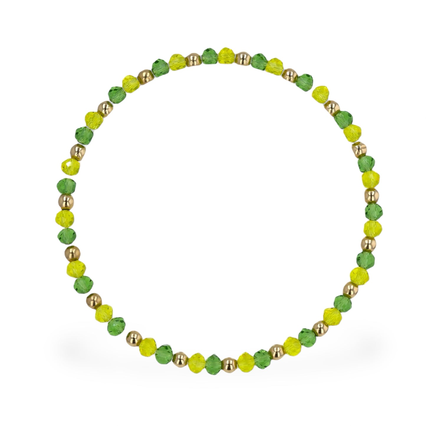 14k color beads bracelet