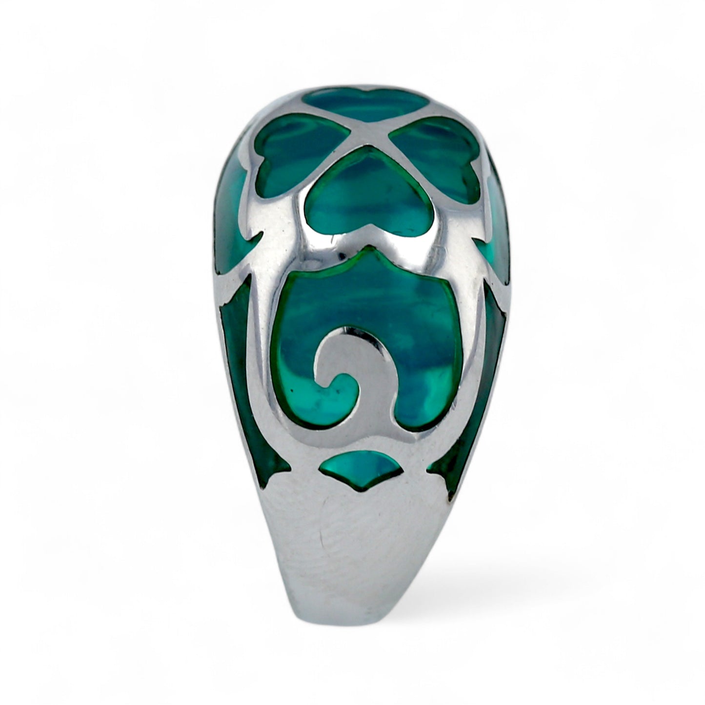 Luxury clover sterling silver 925 ring unique piece-528399