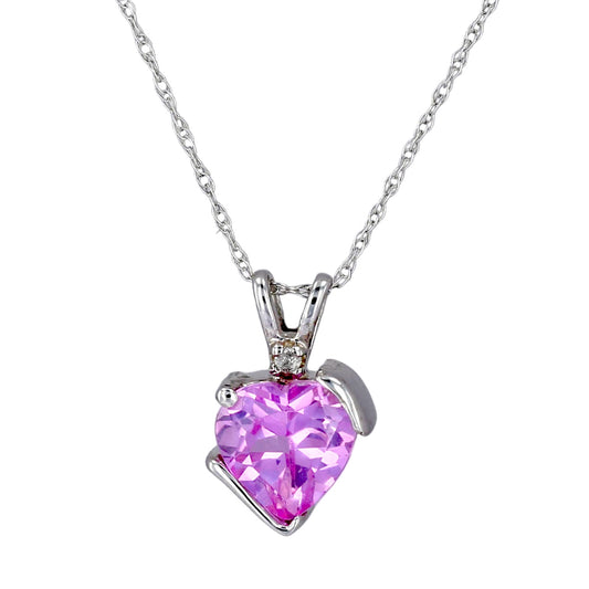 Cupid heart natural pink sapphire-11438