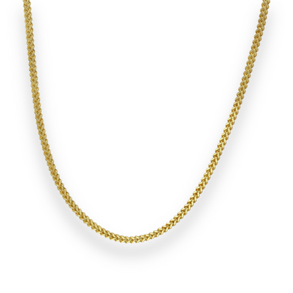 14K Yellow Gold Franco Chain 1.5mm 24inch - 225975