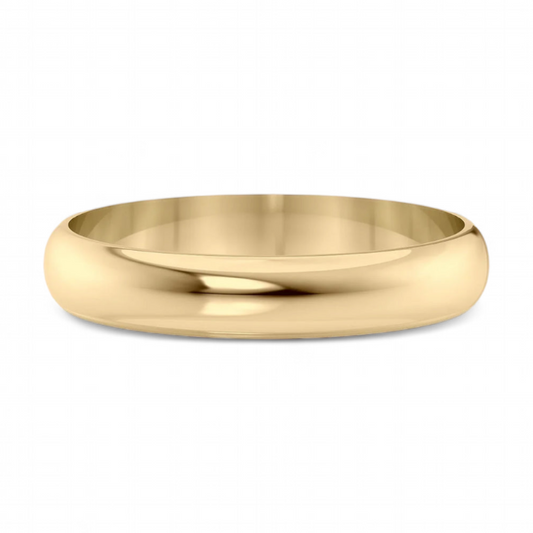 14k Yellow Gold Mens Wedding Band