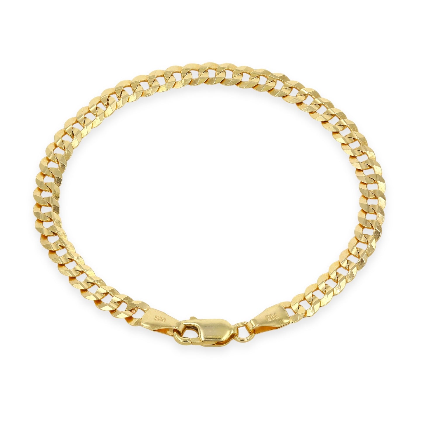 14K Yellow Gold Curve Baby Bracelet - 222818