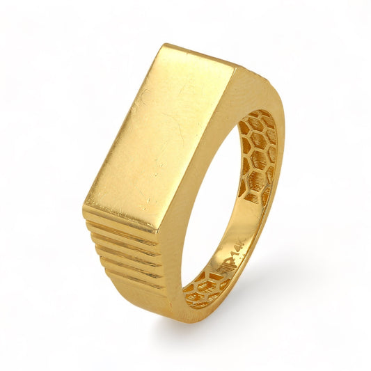 14K Yellow Gold Geometric Ring - 226410