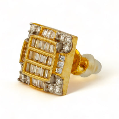 10K Yellow Gold Moissanite Earrings - 224986