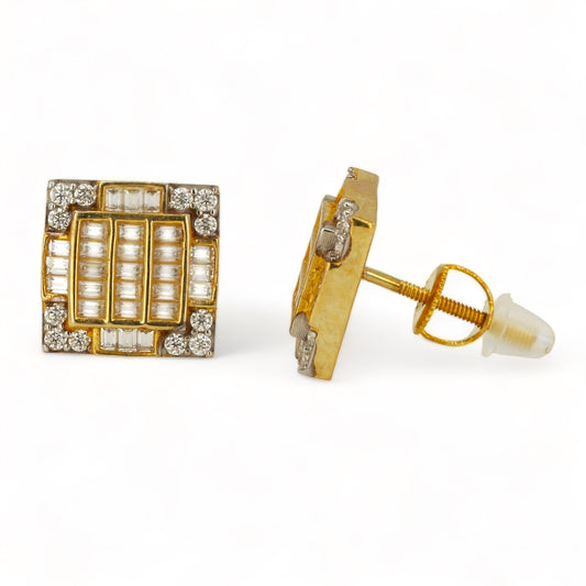 10K Yellow Gold Moissanite Earrings - 224986