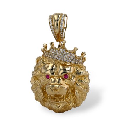 Gold 10k Lion pendant