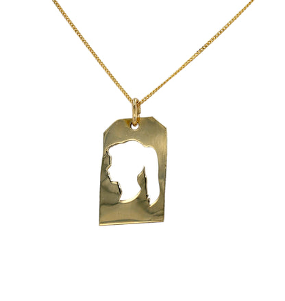 Gold 14k customized pendant