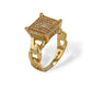 Yellow Gold 14k Queens Ring