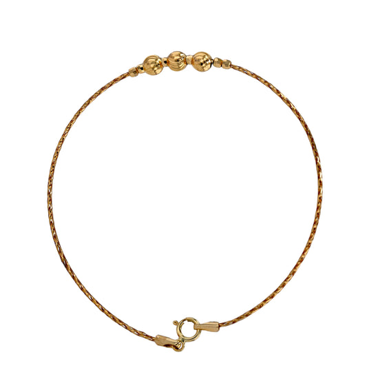Gold 10k Braine bracelet
