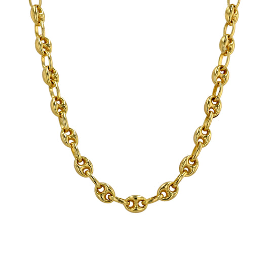 Gold 18K Mariner poof chain-56292