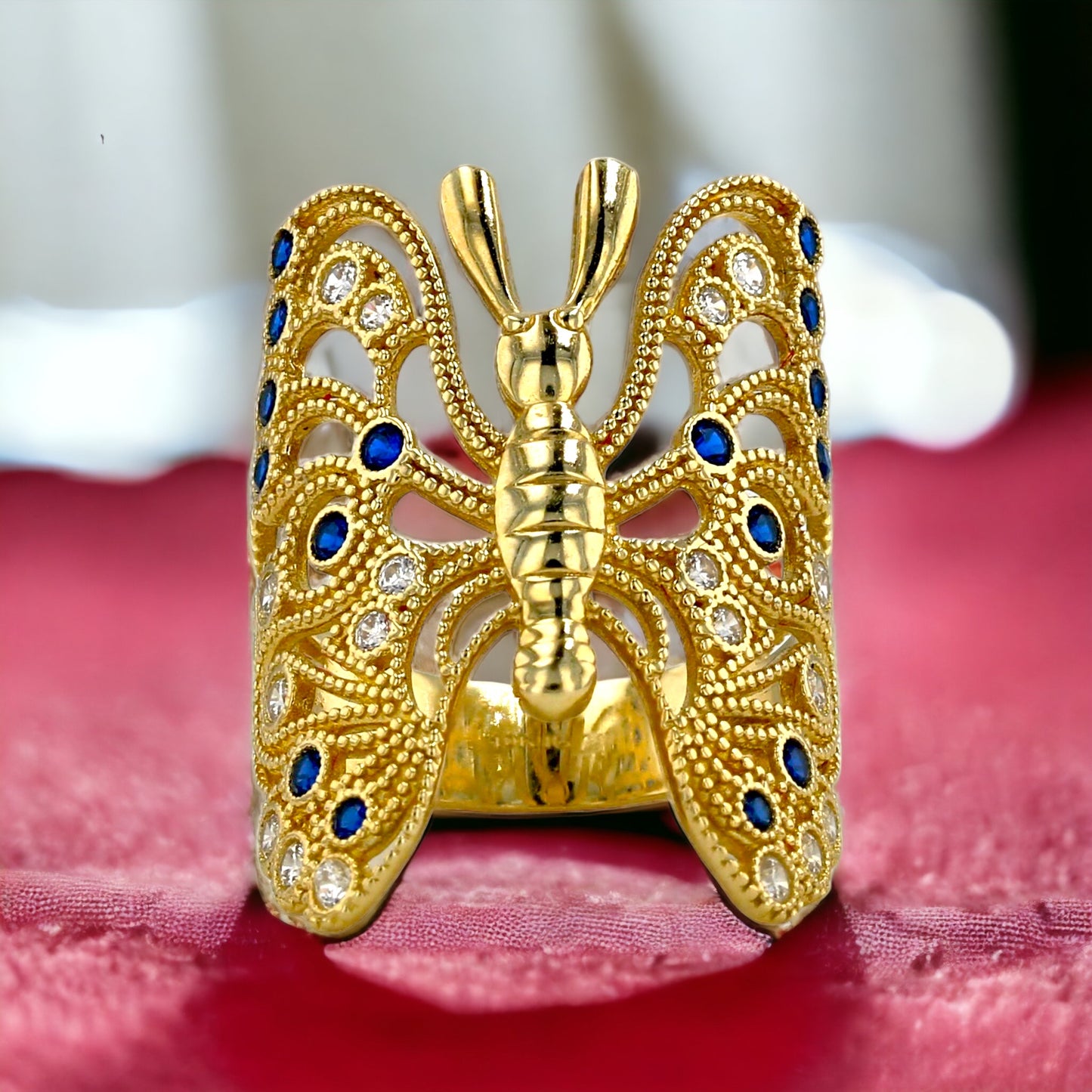 Gold 10k butterfly ring