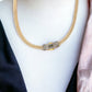 Gold 14k tennis necklace