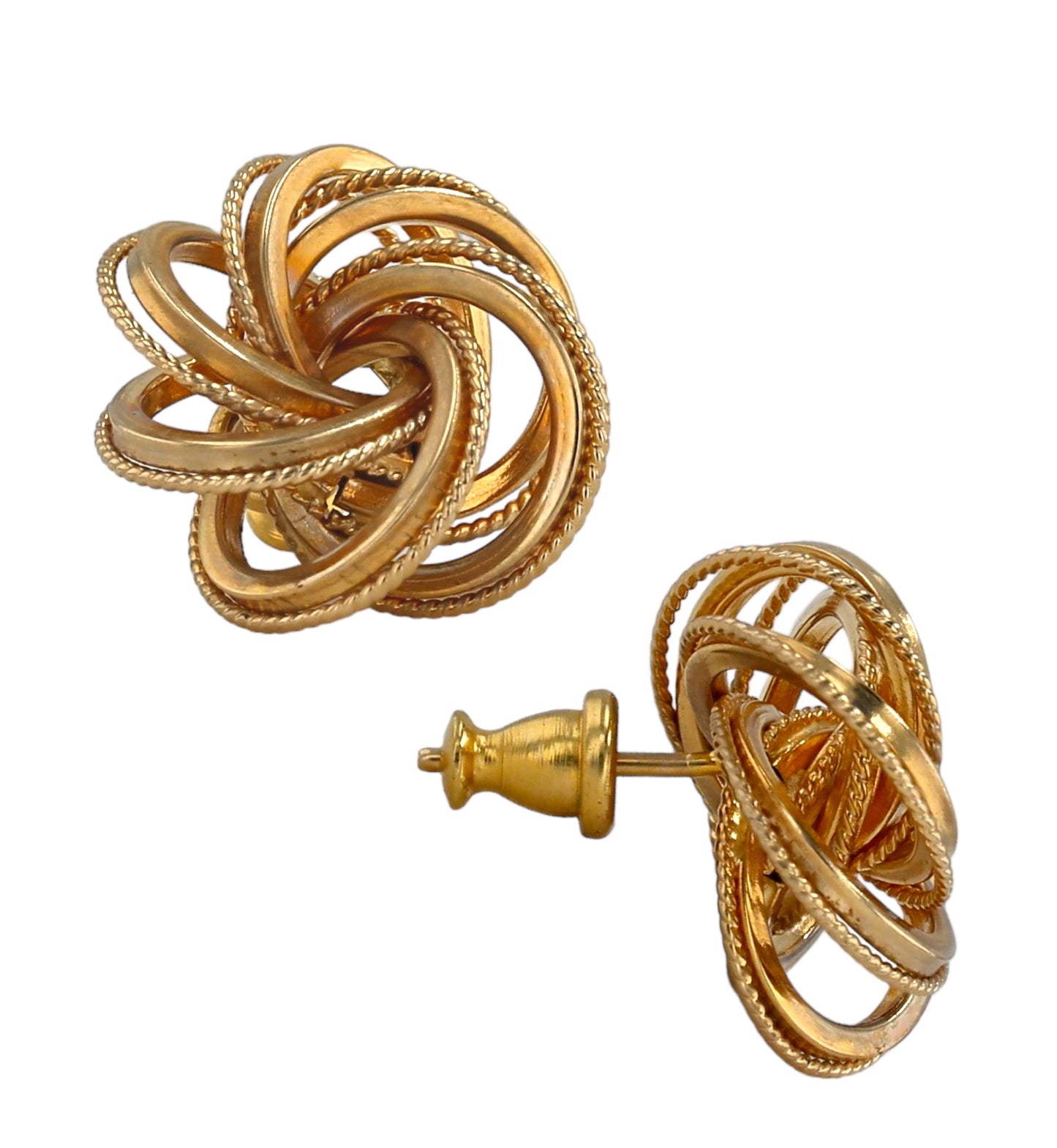 Gold 14k spinel fancy earrings