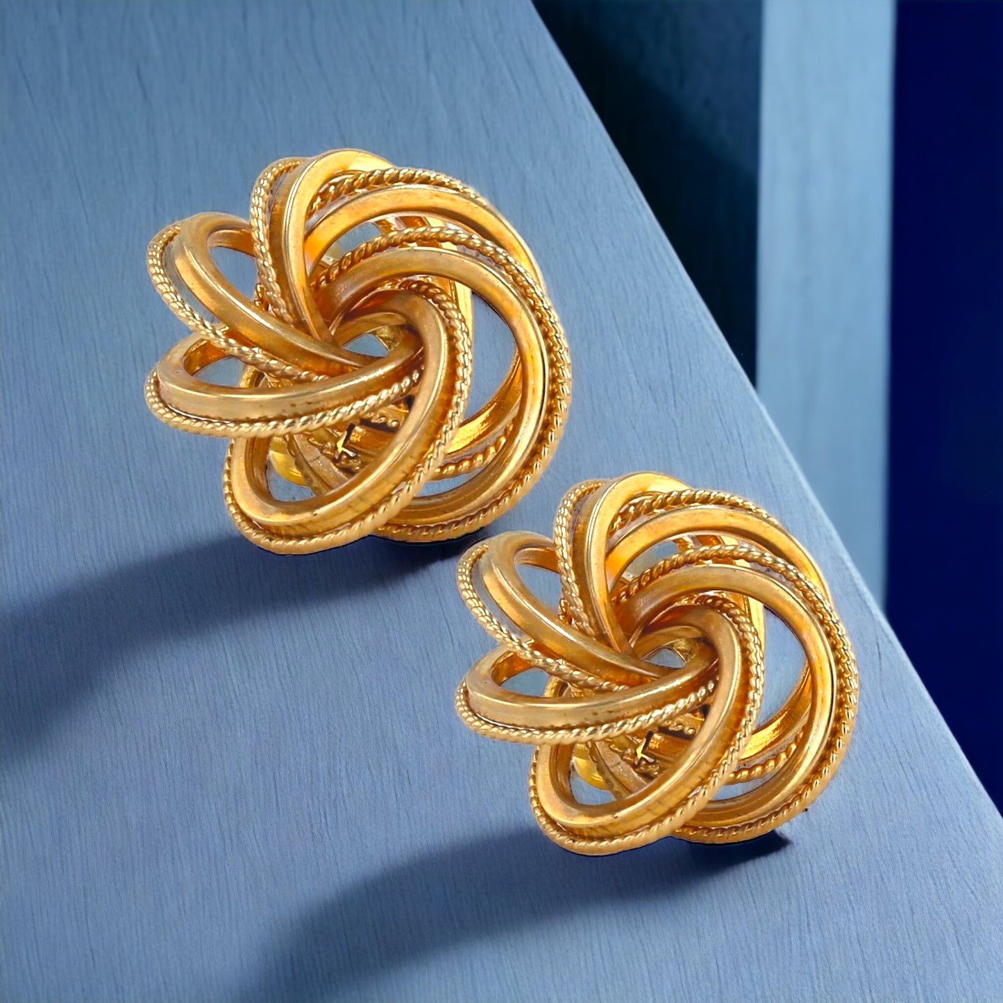 Gold 14k spinel fancy earrings