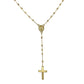 Gold 10k solid yellow rosary