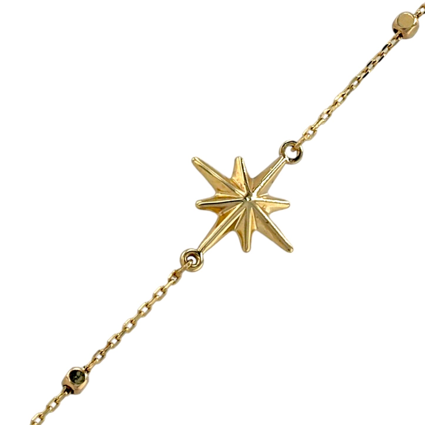 Gold 10k accent star bracelet