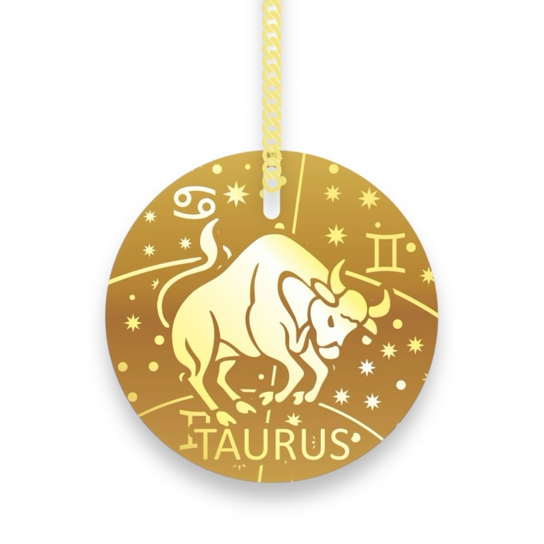 14k Taurus Pendant
