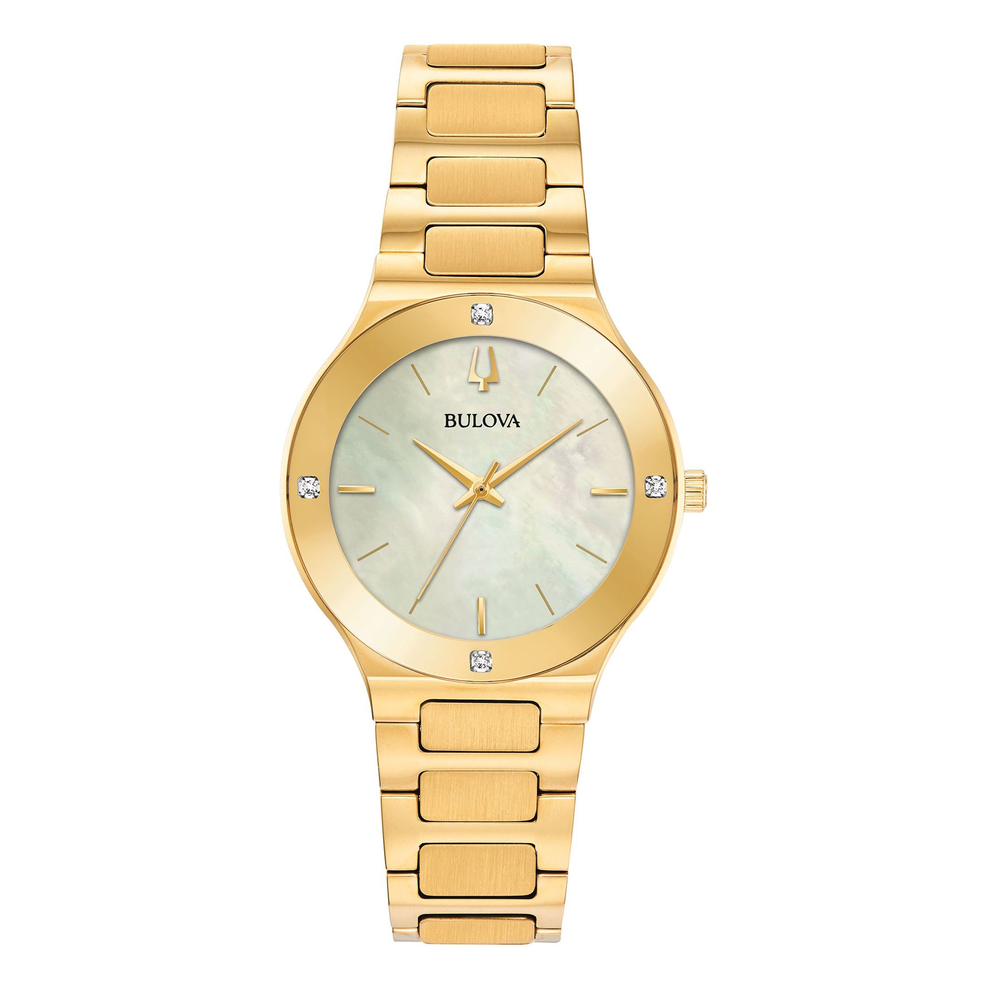 Bulova Milennia Gold Champagne Mother-of -Peral Dial Watch - Aldo Jewelry