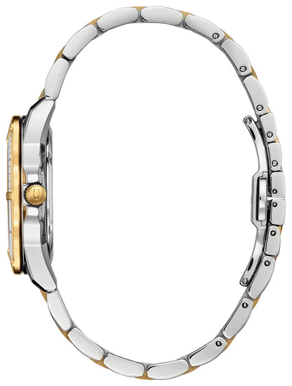 Bulova Womens Marine Star Two Tone Stainless Steel Diamond Accent Watch - Aldo Jewelry